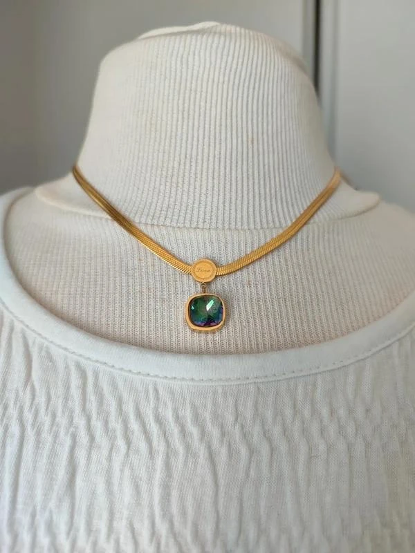 ketting met hanger in roestvrij staal – photo 2